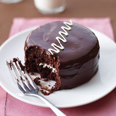 <p>Satisfy your mother's sweet tooth with these decadent, individually sized cream-filled cakes. The cake layers feature cocoa powder and sour cream, while the cream is subtly enhanced with melted white chocolate.</p><p><b>Recipe: </b><a href="http://www.delish.com/recipefinder/chocolate-cream-cakes"><b>Chocolate Cream Cakes</b></a></p>