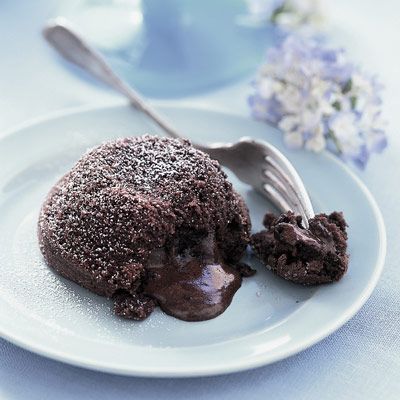 <p>These warm cakes are decadent yet easy to prepare. Another bonus: They freeze well (for up to two weeks).</p><p><b>Recipe: </b><a href="http://www.delish.com/recipefinder/molten-chocolate-cakes-2761?click=recipe_sr"><b>Molten Chocolate Cake</b></a></p>