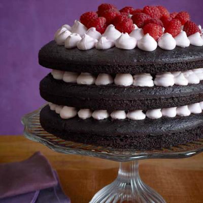 <p>A classic combination, this celebratory showstopper brings together tangy cream cheese frosting flavored with raspberries and three layers of intensely chocolatey cake.</p><p><b>Recipe: </b><a href="http://www.delish.com/recipefinder/dark-chocolate-raspberry-layer-cake-recipe-ghk0212?click=recipe_sr"><b>Dark Chocolate-Raspberry Layer Cake</b></a></p>