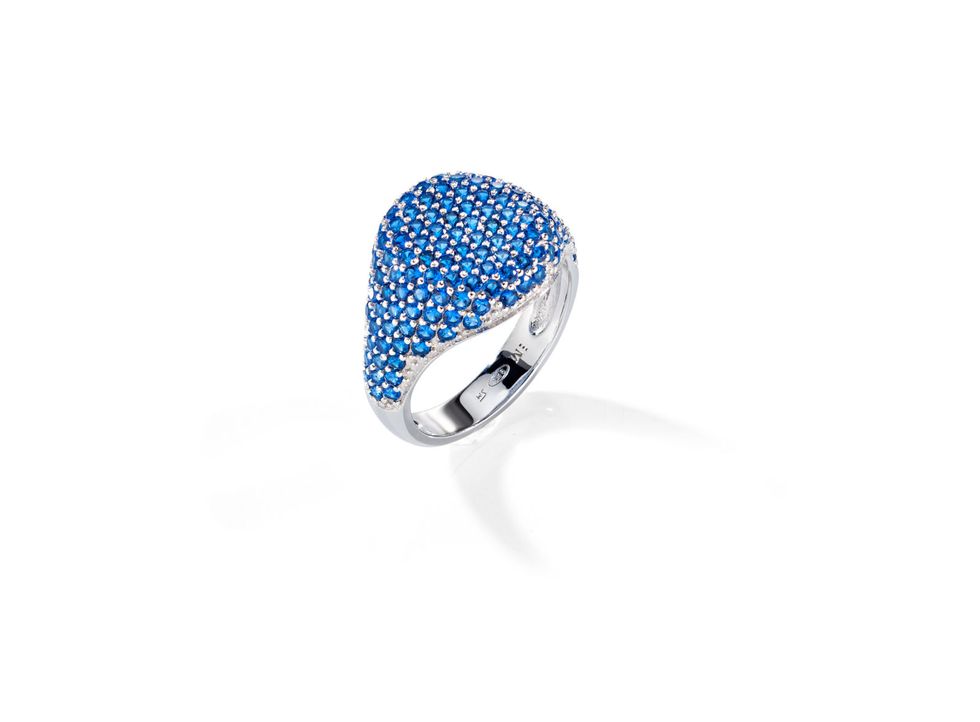 Azure, Ring, Diamond, Silver, Gemstone, Engagement ring, Platinum, Steel, Body jewelry, Pre-engagement ring, 