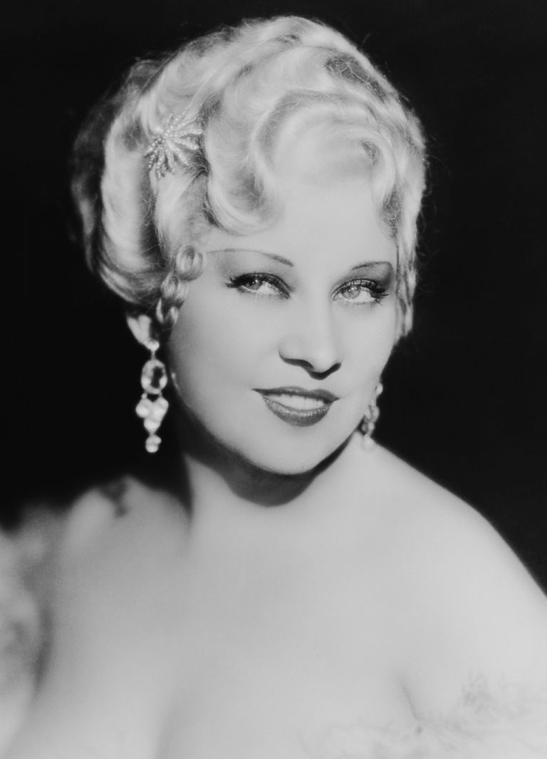 American actress and screenwriter Mae West (1893 - 1980), 1934. (Photo by Archive Photos/Getty Images)