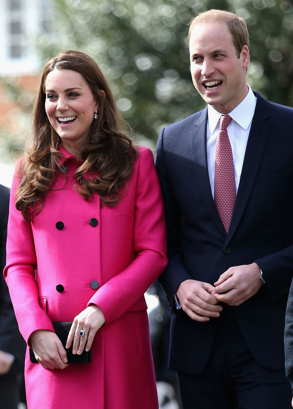 LONDON, ENGLAND - MARCH 27:  Prince William, Duke of Cambridge and Catherine, Duchess of Cambridge arrive at the XLP Mobile recording Studio on March 27, 2015 in London, England.  (Photo by Chris Jackson - WPA Pool/Getty Images)