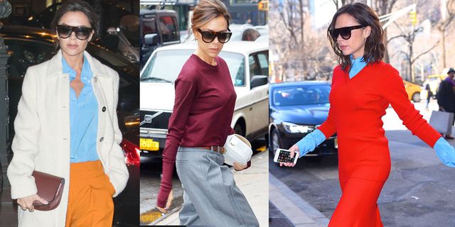 Victoria Beckham reagisce allo scandalo del marito, lasciandosi alle spalle l'Inghilterra per volare a New York e concentrarsi sulla sfilata della sua nuova collezione autunno inverno 2017-2018, e per i suo look sceglie solo abbinamenti color block