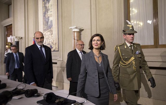 Il Presidente della Camera Laura Boldrini