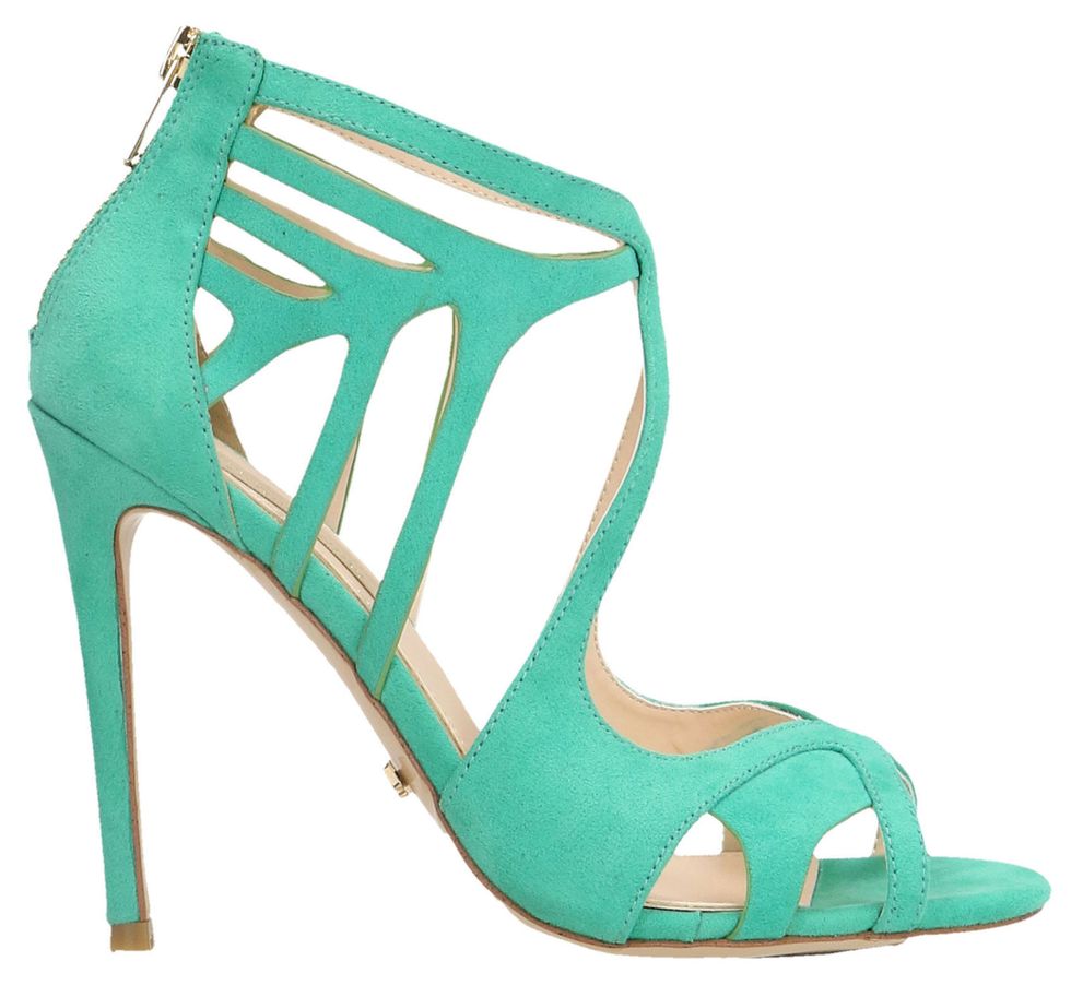 High heels, Green, Sandal, Teal, Turquoise, Aqua, Basic pump, Foot, Azure, Beige, 