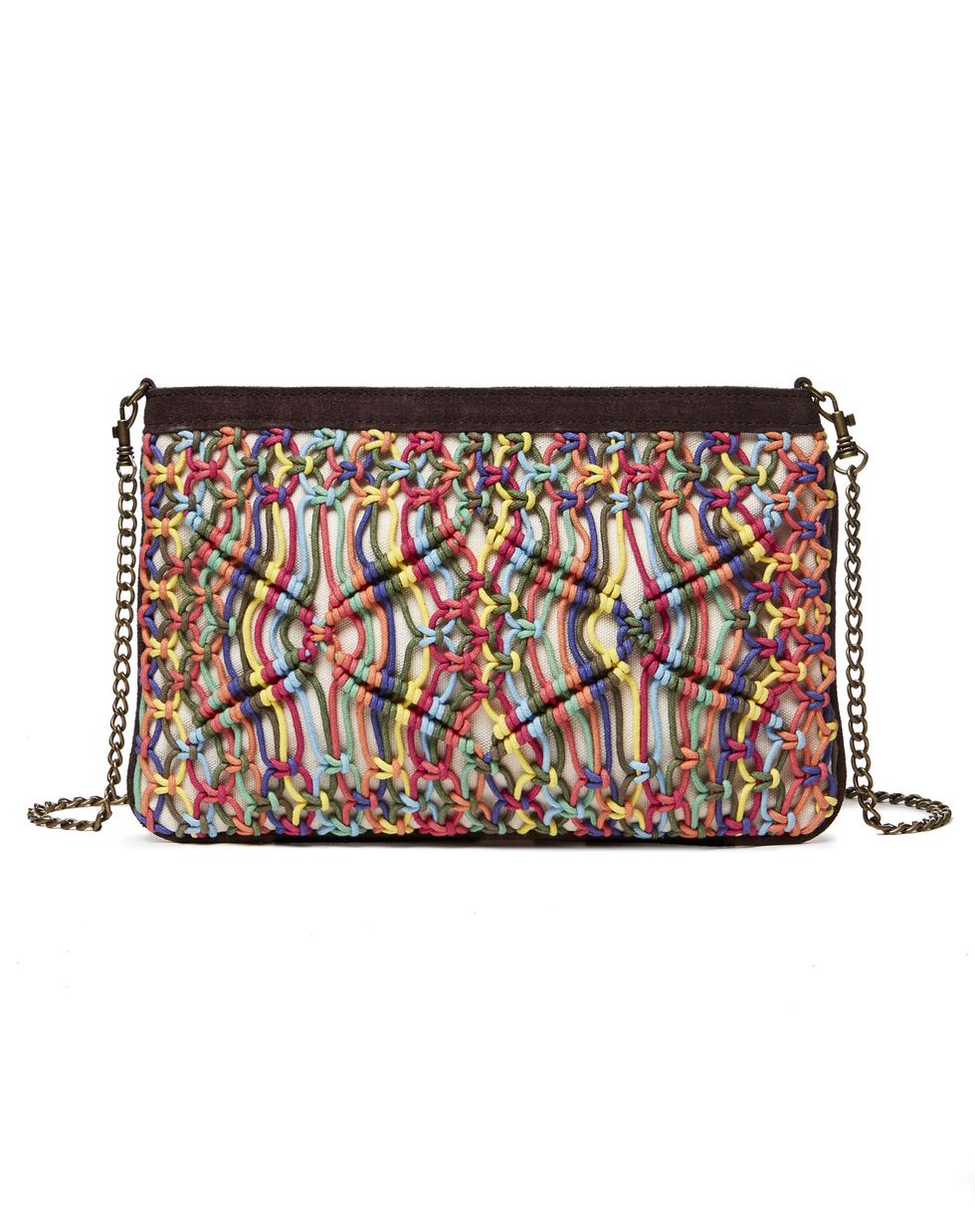 Brown, Pattern, Bag, Rectangle, Visual arts, Wallet, Pattern, Shoulder bag, 
