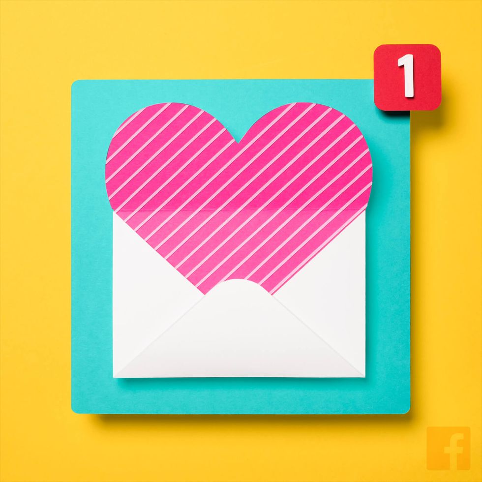Yellow, Red, Colorfulness, Pink, Magenta, Pattern, Heart, Rectangle, Paper product, Art, 