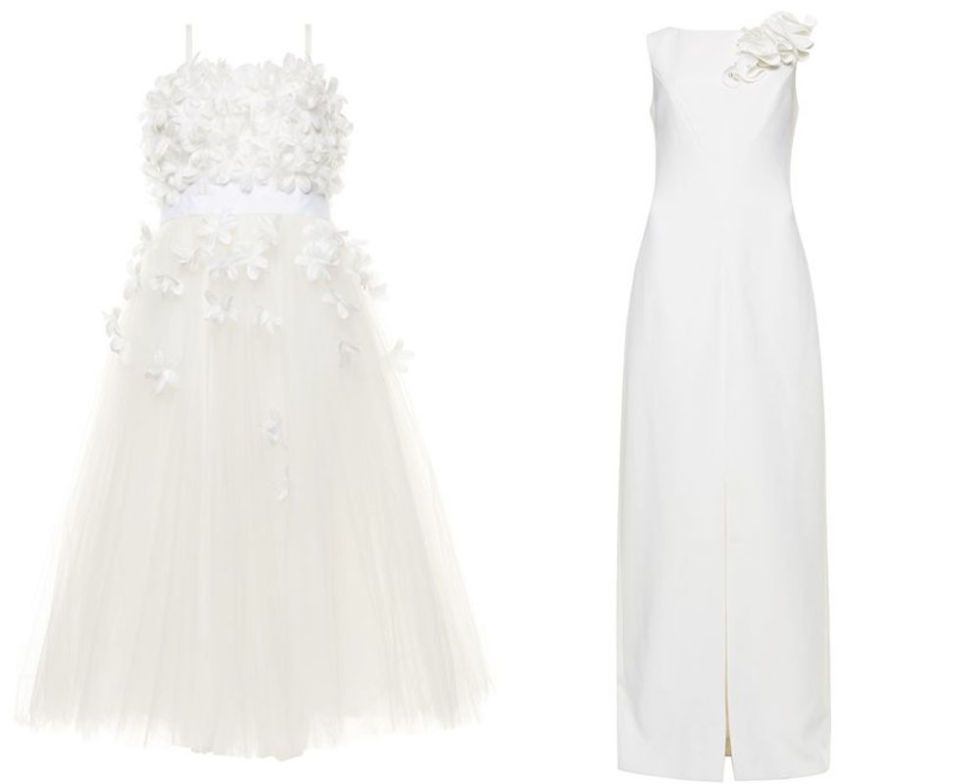 Dress, Textile, White, Formal wear, One-piece garment, Style, Gown, Pattern, Wedding dress, Day dress, 