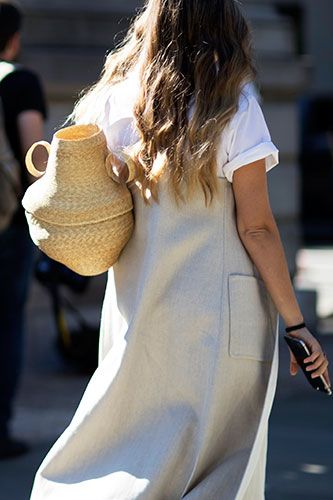 Sleeve, Shoulder, Joint, Fashion, Street fashion, Long hair, Back, Day dress, Fashion model, One-piece garment, 