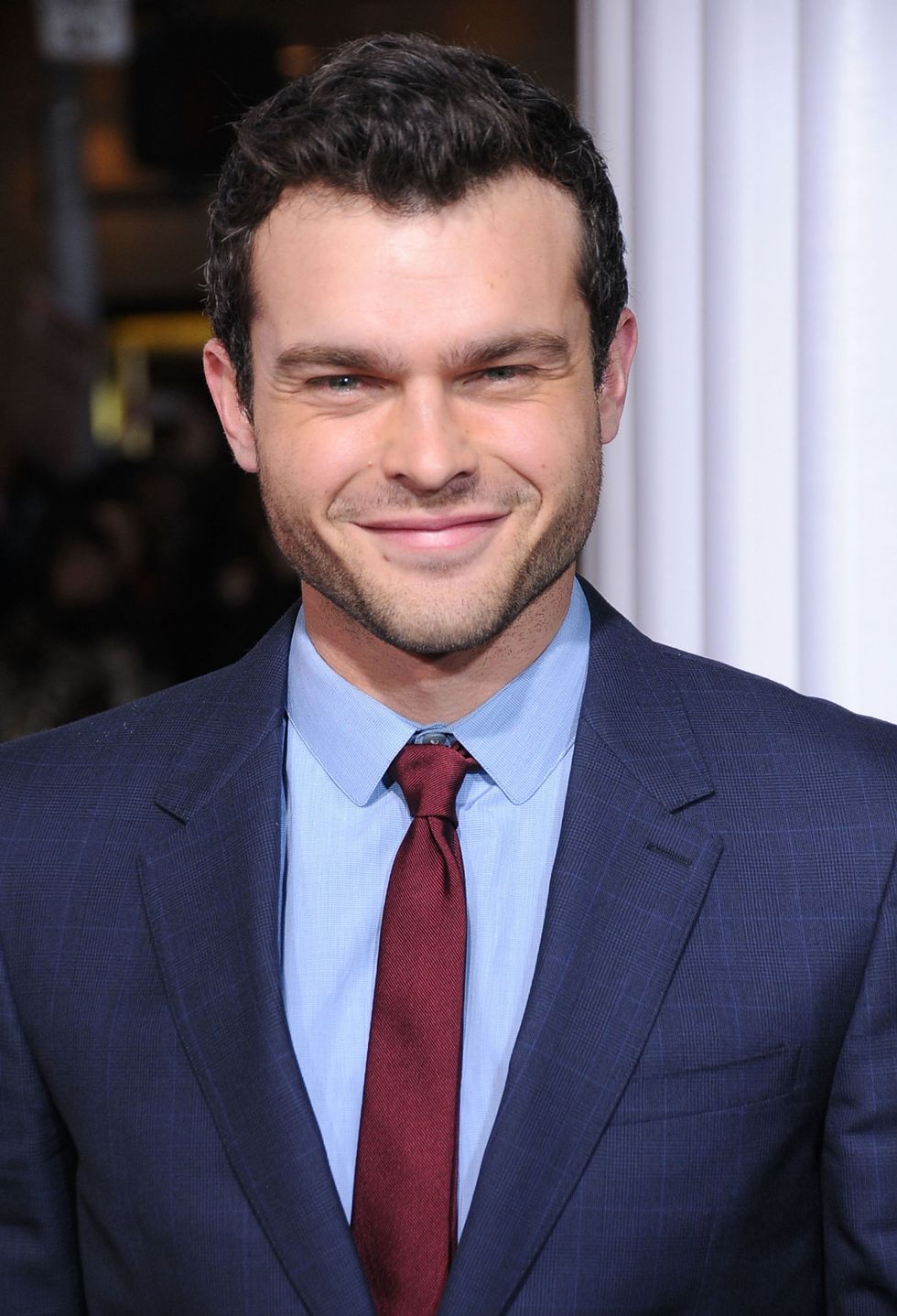 WESTWOOD, CA - FEBRUARY 01:  Actor Alden Ehrenreich attends the Premiere of Universal Pictures' 'Hail, Caesar!' at the Regency Village Theatre on February 1, 2015 in Westwood, California.  (Photo by Barry King/Getty Images)
