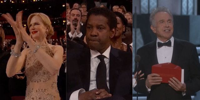 14 of the most awkward moments from the Oscars 2017