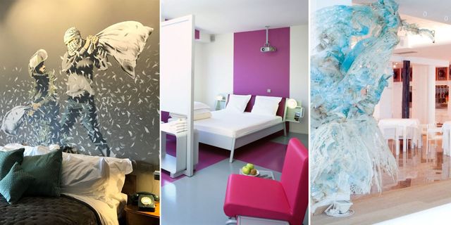 Room, Furniture, Pink, Bedroom, Interior design, Purple, Bed, Wall, Textile, Floor, 