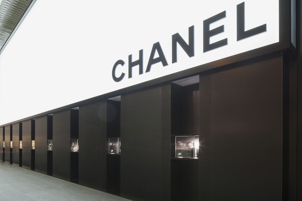 The Showroom for Chanel watches in 2015 baselworld watch and Jewelry Show.Basel city,Switzerland 2015.