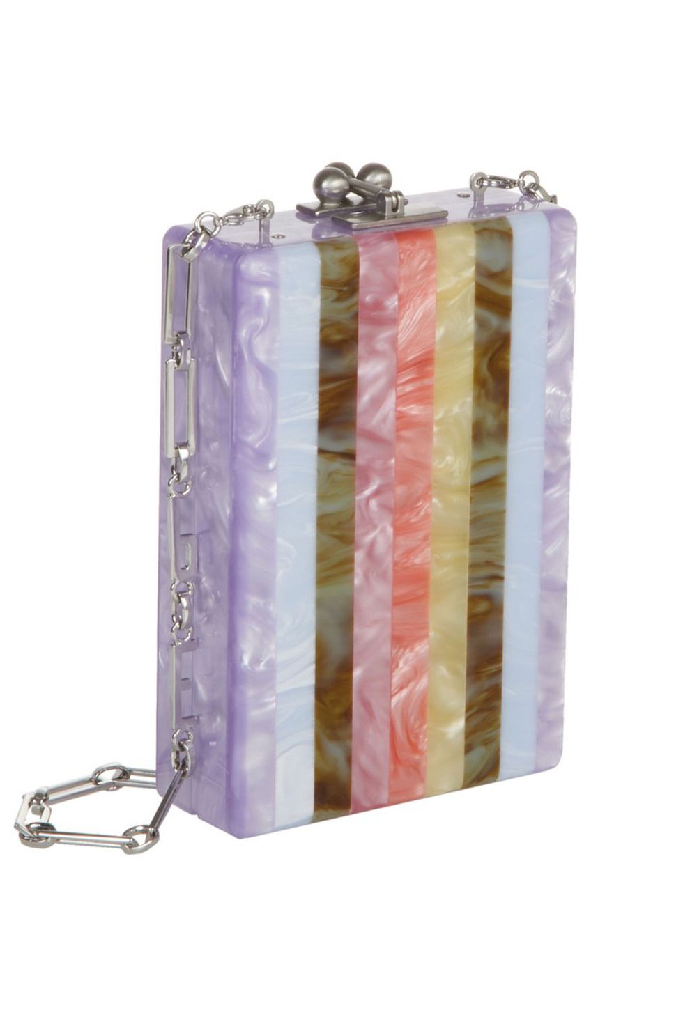 <p><em data-redactor-tag="em"><a href="https://edie-parker.com/collections/all-products/products/carol-multi-bars-lavender-multi" target="_blank">Lavender Pearlescent Clutch</a>, EDIE PARKER</em></p>