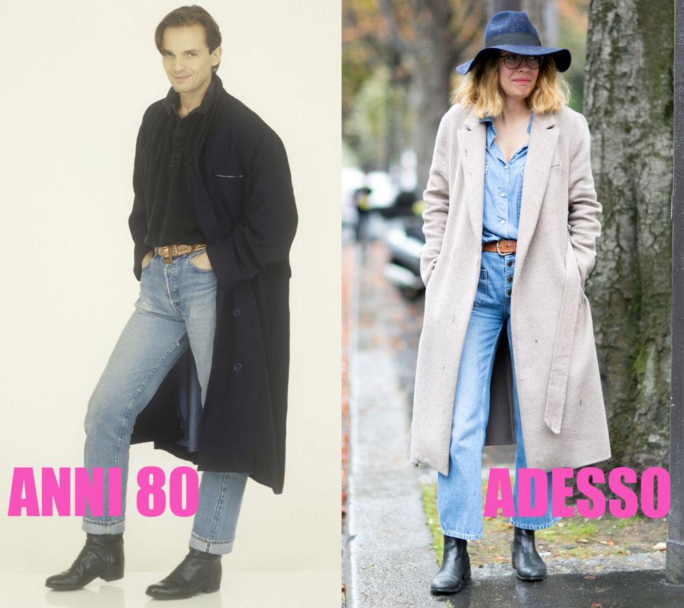 look anni 80 jeans