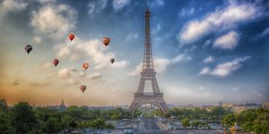 immagine di Parigi dall'alto