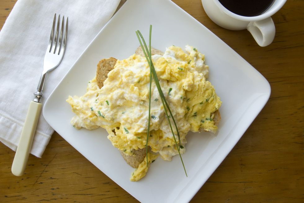 Ricotta and eggs