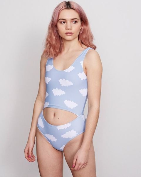 <p><a href="http://www.lazyoaf.com/lazy-oaf-cloudy-swimsuit-4" target="_blank">£58</a></p>