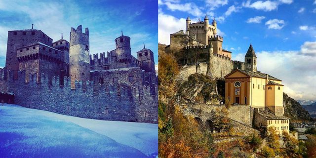 i 10 castelli della val d'aosta più belli da visitare assolutamente