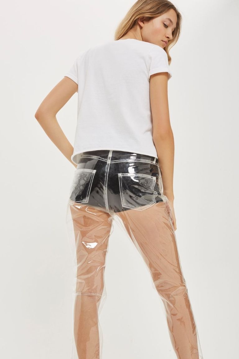 jeans trasparenti topshop