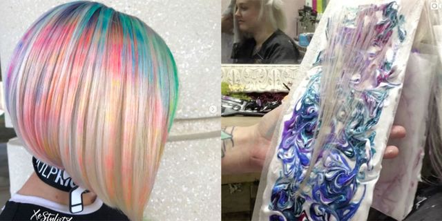 marble hair tecnica colorare i capelli