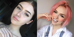 lentiggini make-up instagram