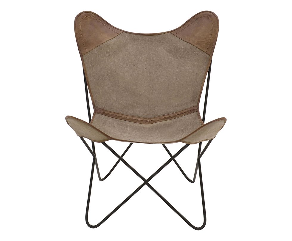 Chair, Furniture, Beige, Leather, Folding chair, Club chair, 