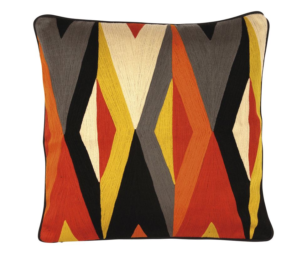 Brown, Yellow, Product, Textile, Orange, Line, Amber, Cushion, Pattern, Black, 