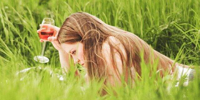 People in nature, Hair, Nature, Grass, Meadow, Grass family, Happy, Blond, Long hair, Plant, 
