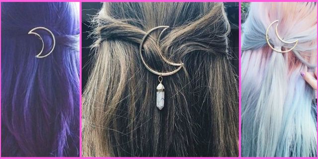 accessori capelli moon barrette