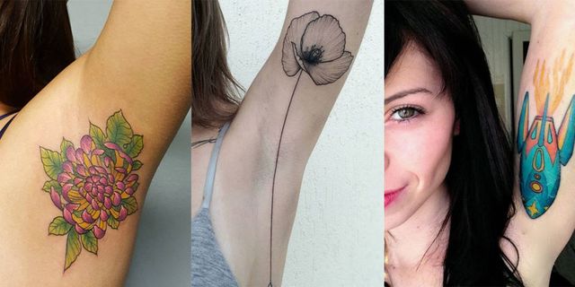 armpit tattoo tatuaggio ascella