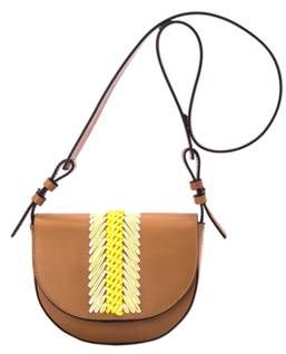 Handbag, Bag, Shoulder bag, Yellow, Fashion accessory, Leather, Brown, Tan, Hobo bag, Beige, 