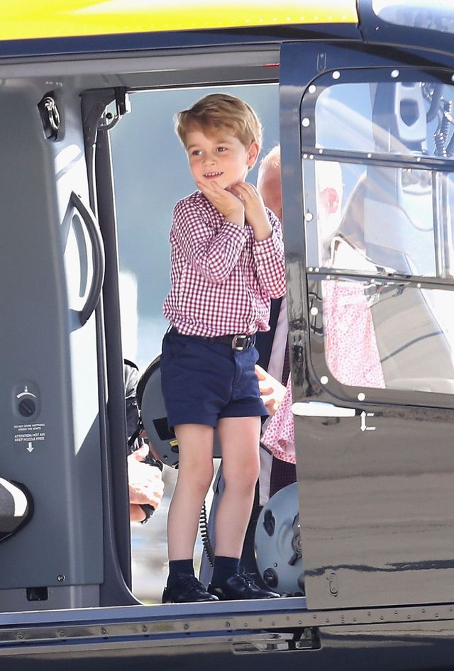 Una foto del principe george che il 22 luglio compie 4 anni.