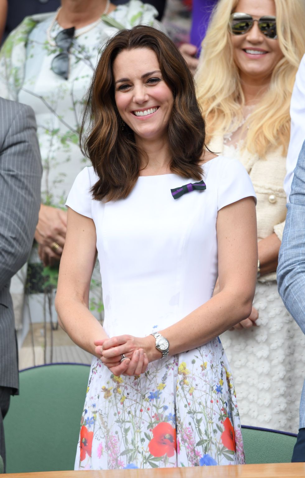 Kate Middleton alla finale di Wimbledon con l'abito floreale