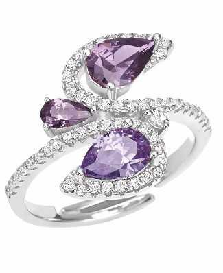 Amethyst, Jewellery, Fashion accessory, Gemstone, Purple, Pre-engagement ring, Diamond, Ring, Engagement ring, Platinum, 