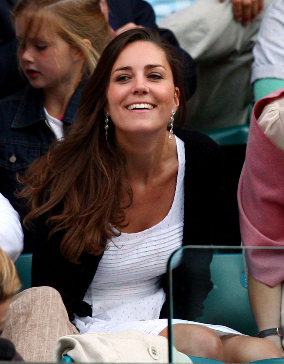 LONDON - JUNE 28:  Prince William's girlfriend Kate Middleton attends day six of the Wimbledon Lawn Tennis Championships at the All England Lawn Tennis and Croquet Club on June 28, 2008 in London, England.  (Photo by Ryan Pierse/Getty Images)