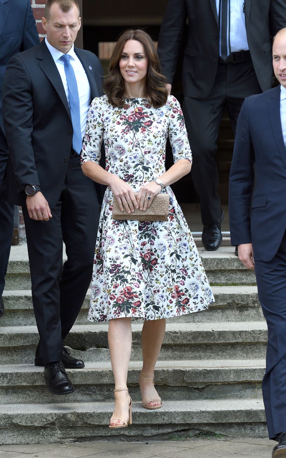 STUTTHOF, POLAND - JULY 18:  Catherine, Duchess of Cambridge visits the former Nazi Germany Concentration Camp during day 2 of their Royal Tour of Poland and Germany on July 18, 2017 in Stutthof, Poland.  (Photo by Karwai Tang/WireImage)