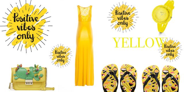 Dress, Yellow, One-piece garment, Formal wear, Amber, Font, Pattern, Day dress, Cocktail dress, Waist, 