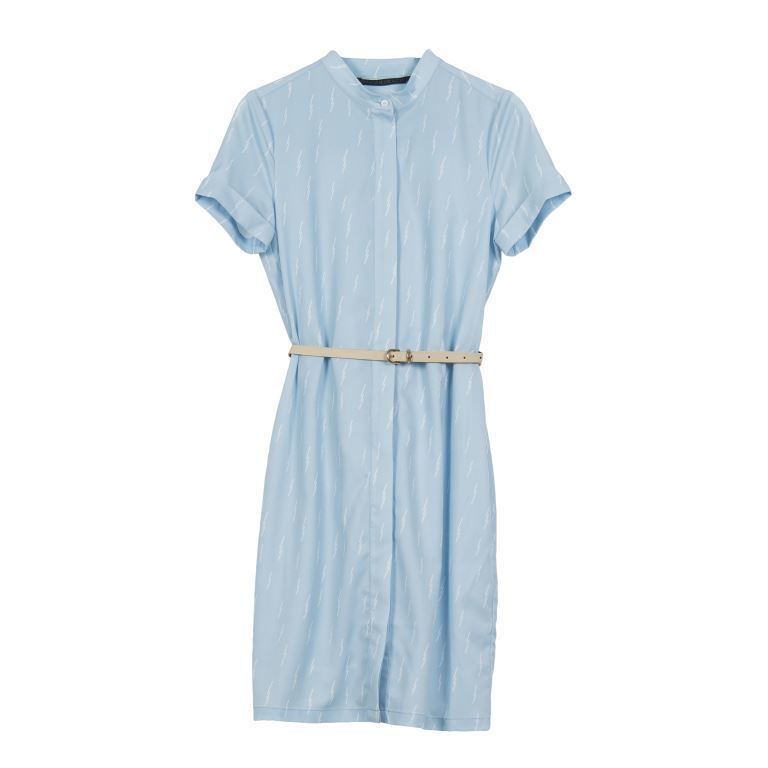 Product, Sleeve, Collar, Aqua, Electric blue, Active shirt, Day dress, One-piece garment, 