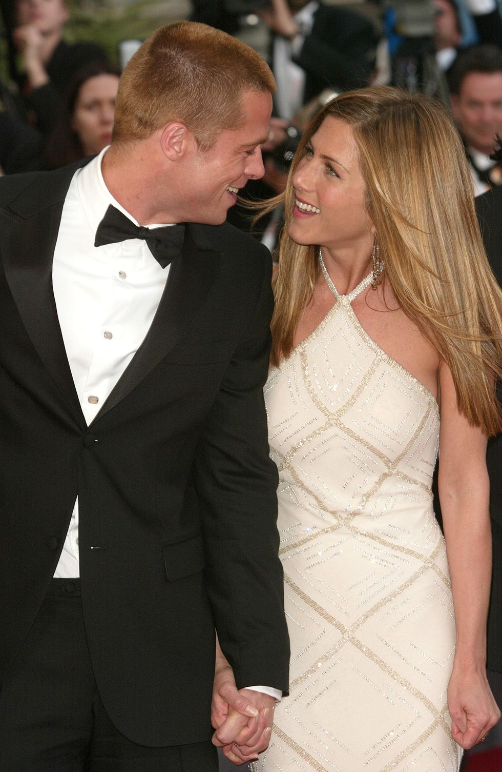 Jennifer Aniston insieme a Brad Pitt ai tempi del loro matrimonio