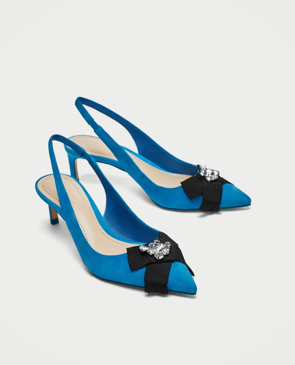 Footwear, Blue, Slingback, Turquoise, Shoe, Cobalt blue, Aqua, Electric blue, Teal, High heels, 