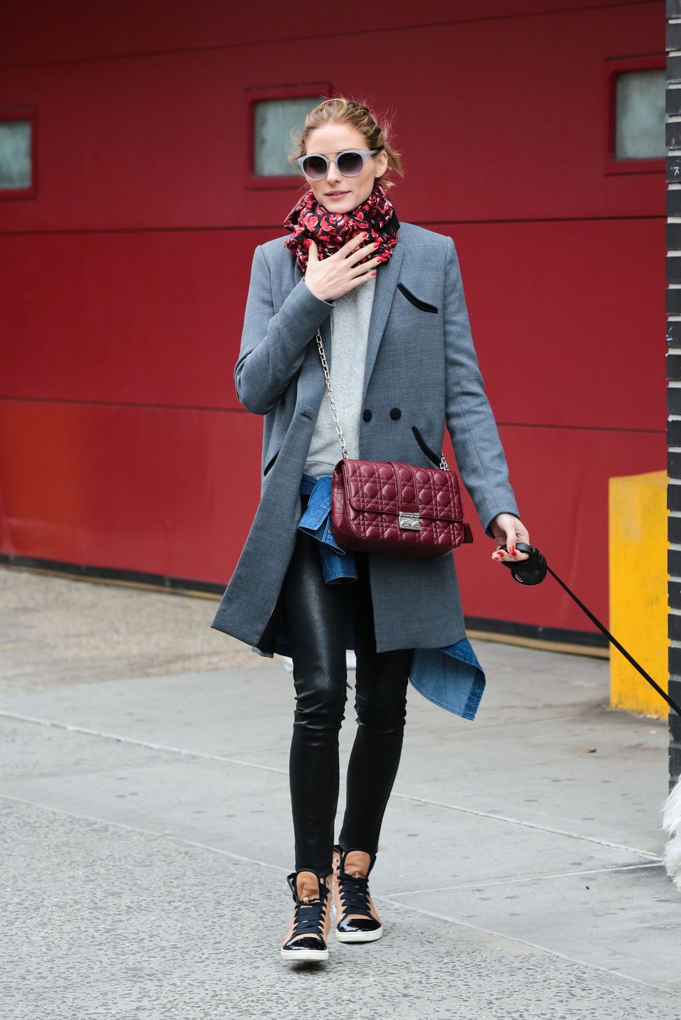 NEW YORK, NY - APRIL 26: Olivia Palermo is seen in New York City on April 26, 2015 in New York City.  (Photo by Ignat/Bauer-Griffin/GC Images)