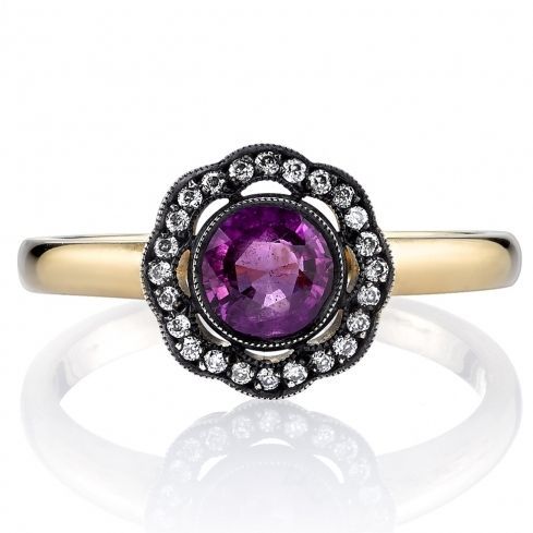 Jewellery, Fashion accessory, Ring, Gemstone, Amethyst, Engagement ring, Pre-engagement ring, Ruby, Body jewelry, Purple, 
