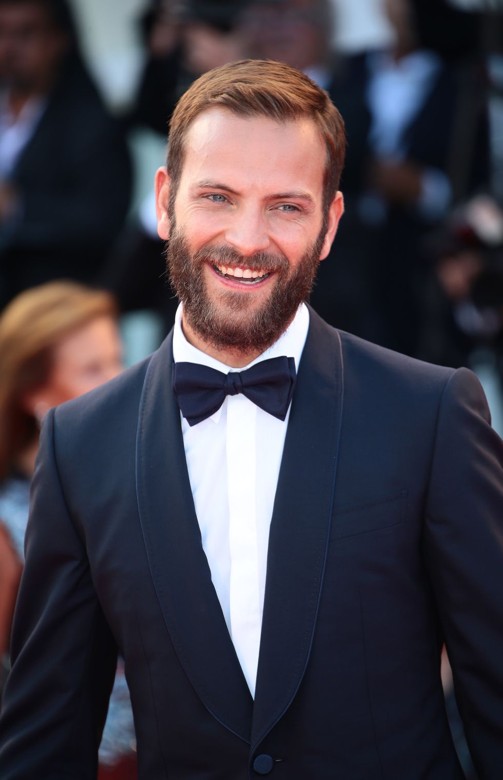 Alessandro Borghi walks the red carpet ahead of the 'Downsizing' screening and Opening Ceremony during the 74th Venice Film Festival at Sala Grande on August 30, 2017 in Venice, Italy (Photo by Matteo Chinellato/NurPhoto via Getty Images)