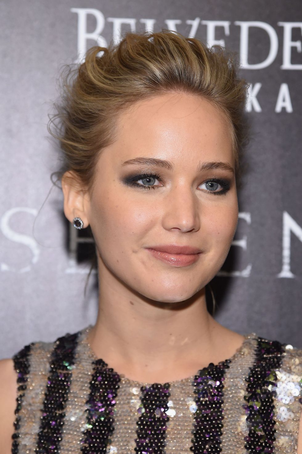 NEW YORK, NY - MARCH 21:  Actress Jennifer Lawrence attends a screening of "Serena" hosted by Magnolia Pictures and The Cinema Society with Dior Beauty on March 21, 2015 in New York City.  (Photo by Jamie McCarthy/Getty Images)