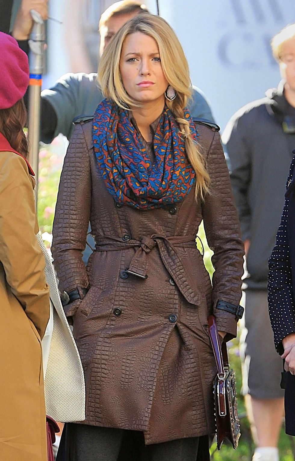 NEW YORK, NY - OCTOBER 01:  Blake Lively as seen on the set of "Gossip Girl" on October 1, 2012 in New York City.  (Photo by Jackson Lee/Star Max/FilmMagic)