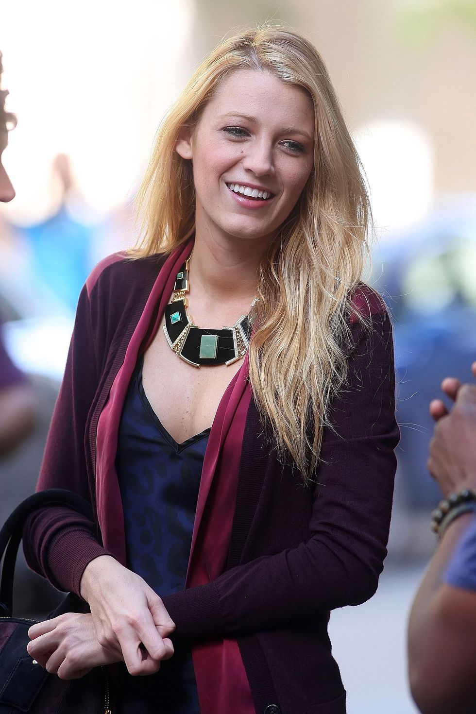 NEW YORK, NY - AUGUST 28: Blake Lively is seen on the movie set of 'Gossip Girl' on August 28, 2012 in New York City.  (Photo by DISCIULLO/Bauer-Griffin/GC Images)