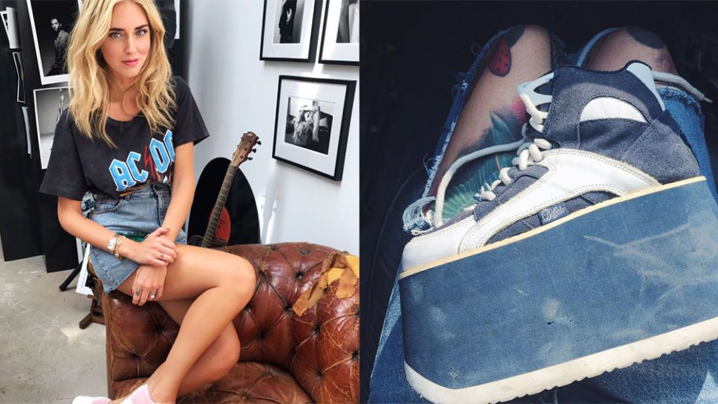 Ti ricordi le scarpe Buffalo Chiara Ferragni ha sfoggiato una