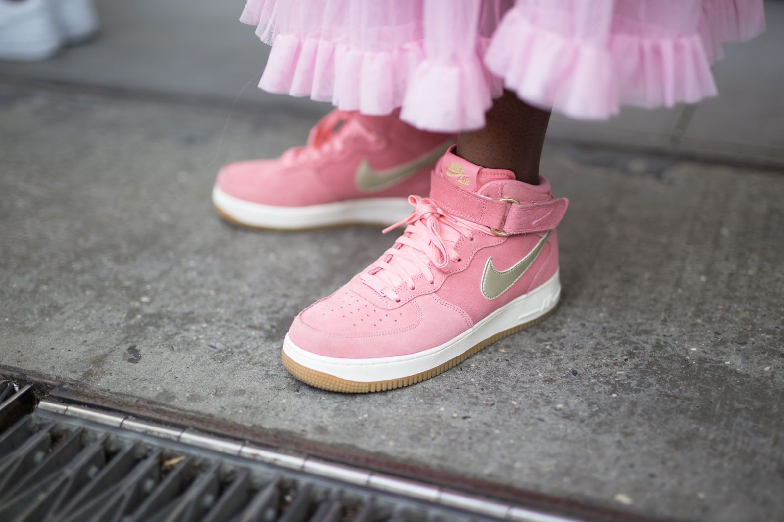 Nike air force 1 rosa cipria online