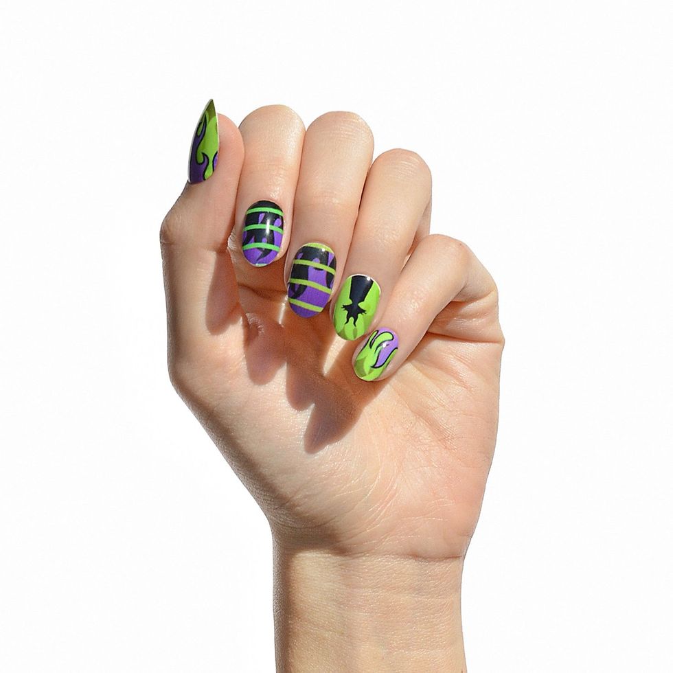 nail art disney Maleficent